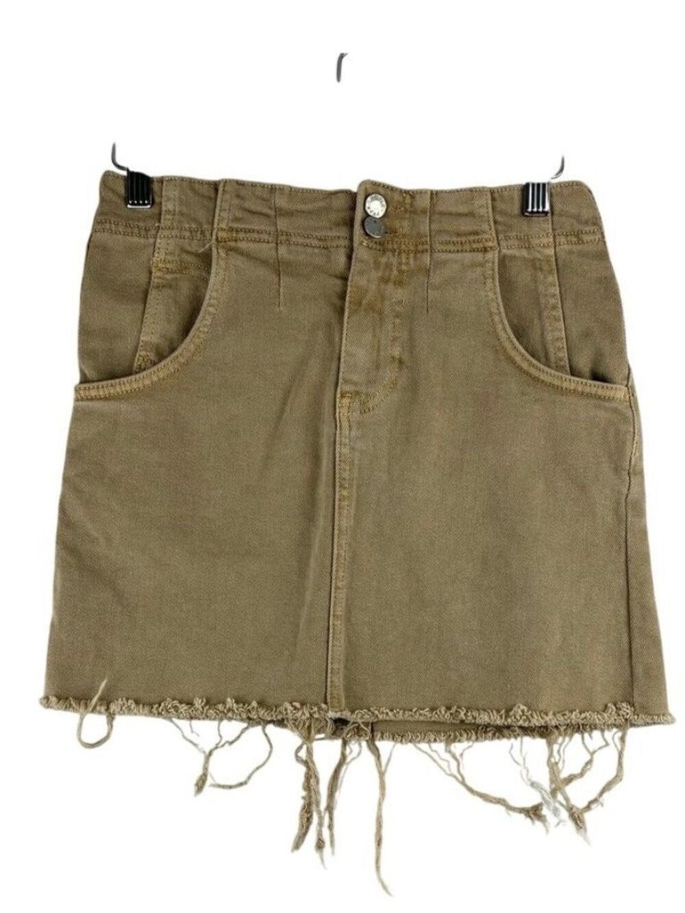 Denim Mini Cargo Skirt Women's
